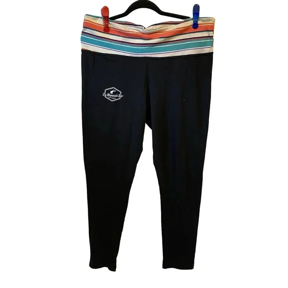 MV Sport Active Athletic Pants Lady Sz XL Casual PullOn Stretch Black Skinny Leg